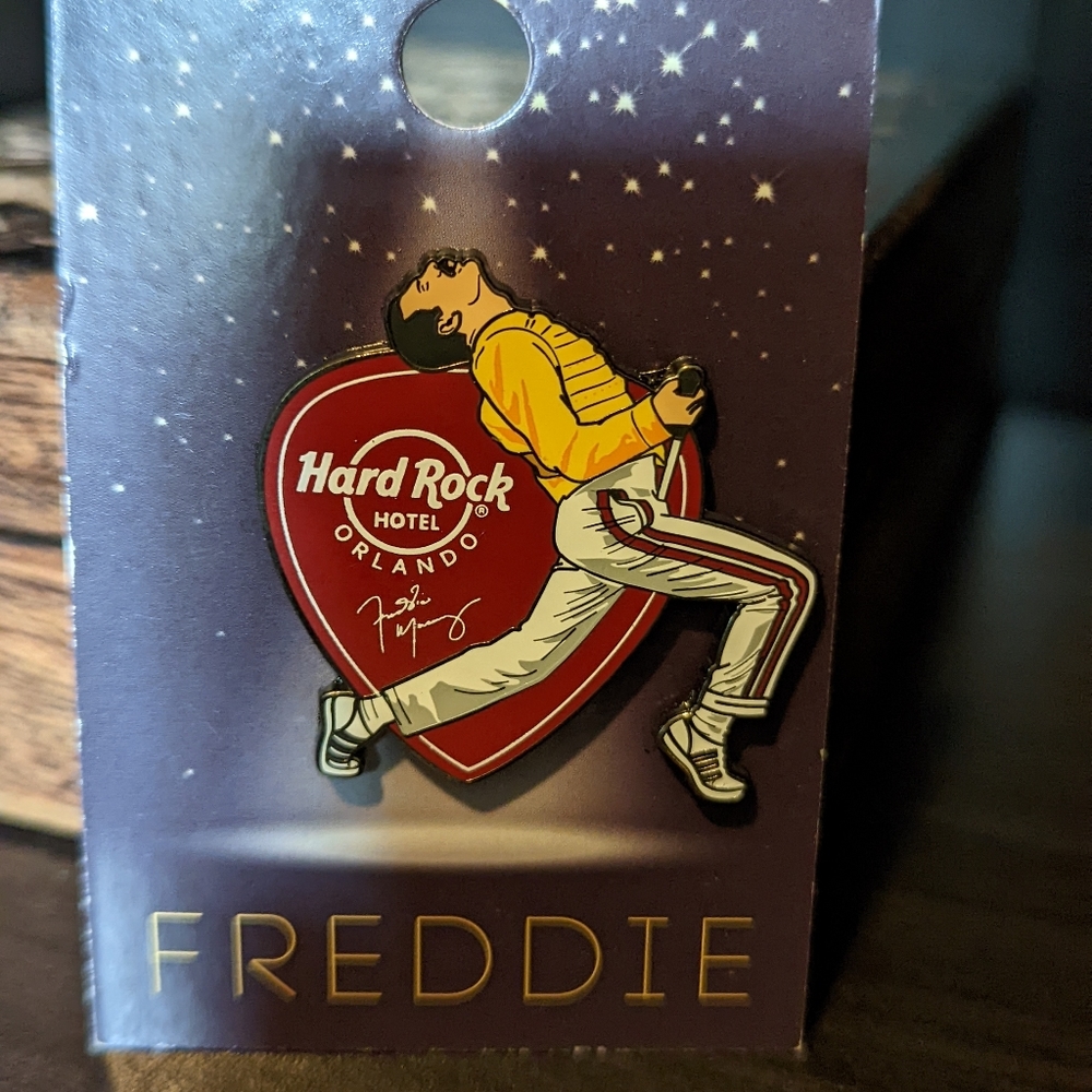 Freddie Mercury Hard Rock pin